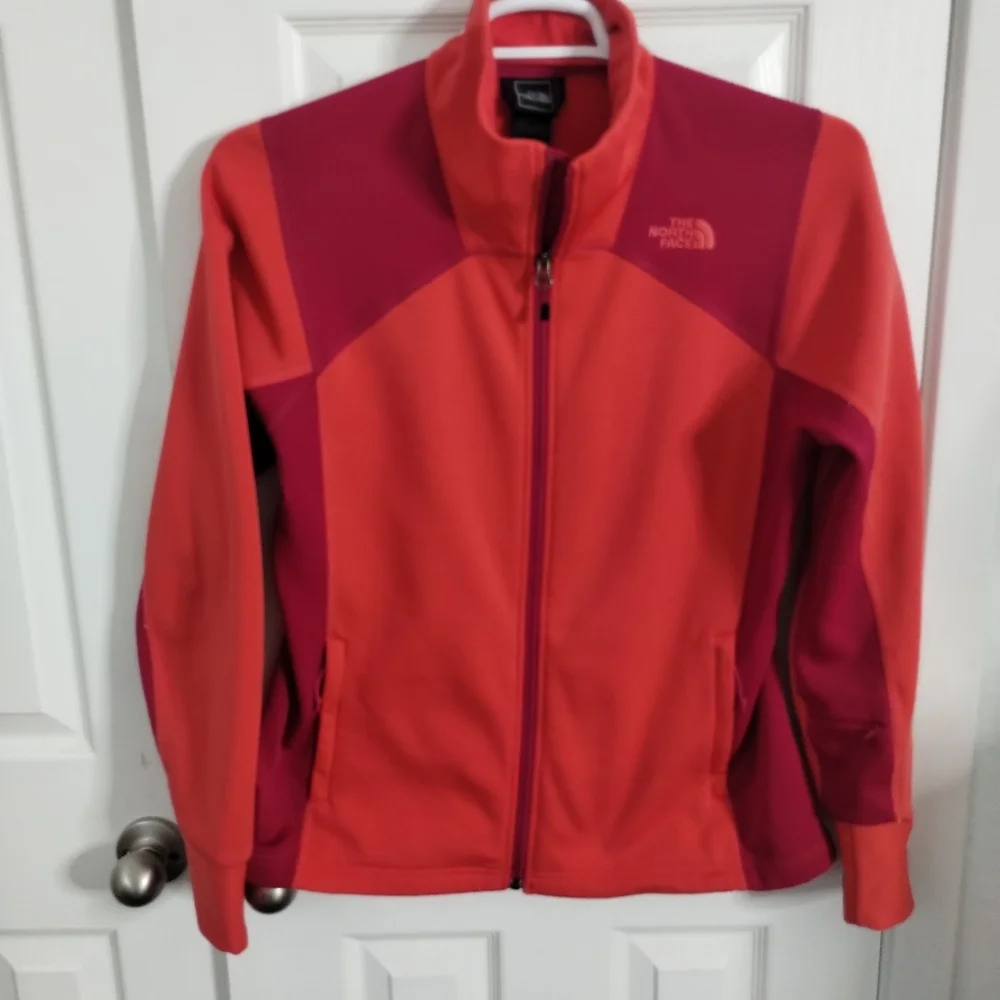 The North Face Womens Size LARGE Khumbu 2‎ Sporty Athletic Workout Fleece Jacket